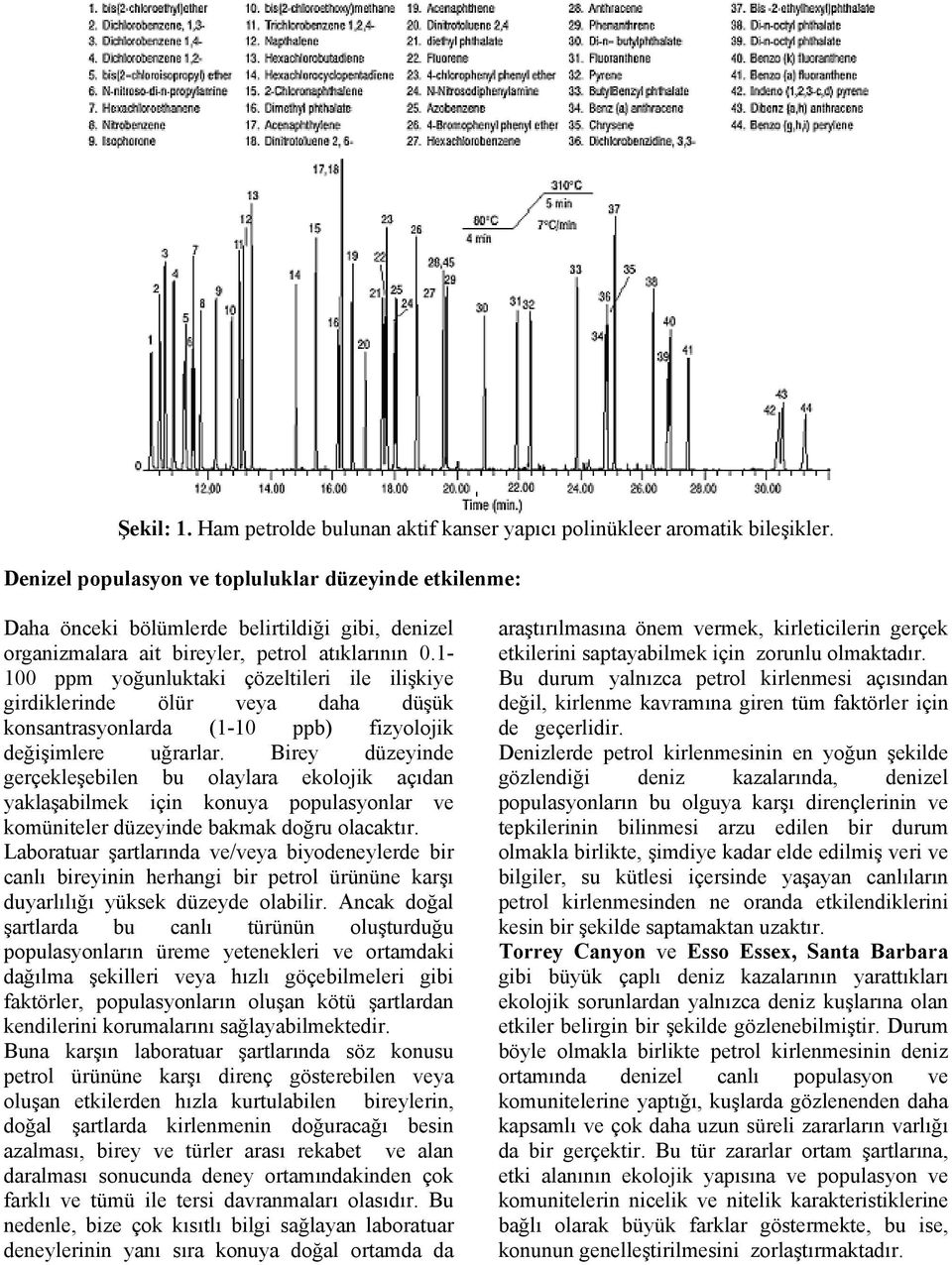 1-100 ppm yoğunluktaki çözeltileri ile ilişkiye girdiklerinde ölür veya daha düşük konsantrasyonlarda (1-10 ppb) fizyolojik değişimlere uğrarlar.