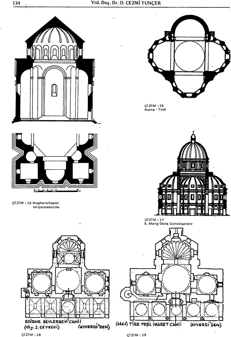 Hripsimekirche 0 ÇİZİM : 17 S. Maria Delia Consolazlone ör- W- J4 V.