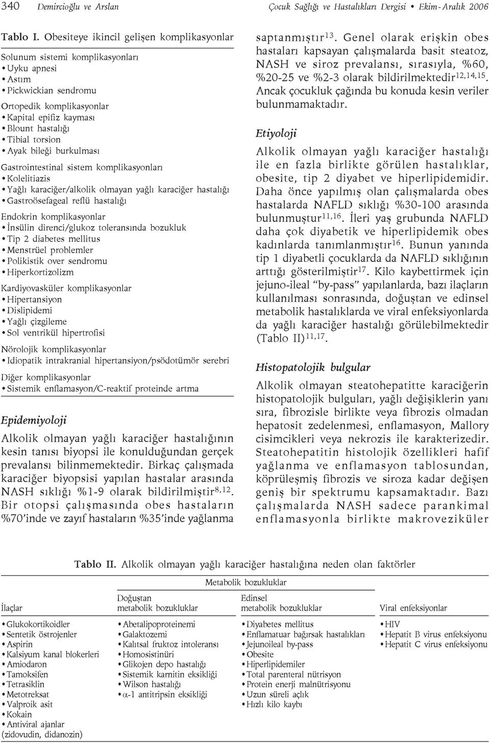 bileği burkulması Gastrointestinal sistem komplikasyonları Kolelitiazis Yağlı karaciğer/alkolik olmayan yağlı karaciğer hastalığı Gastroösefageal reflü hastalığı Endokrin komplikasyonlar İnsülin