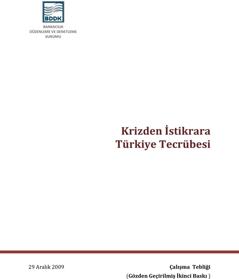 Tecrübesi 29 Aralık 2009 Çalışma