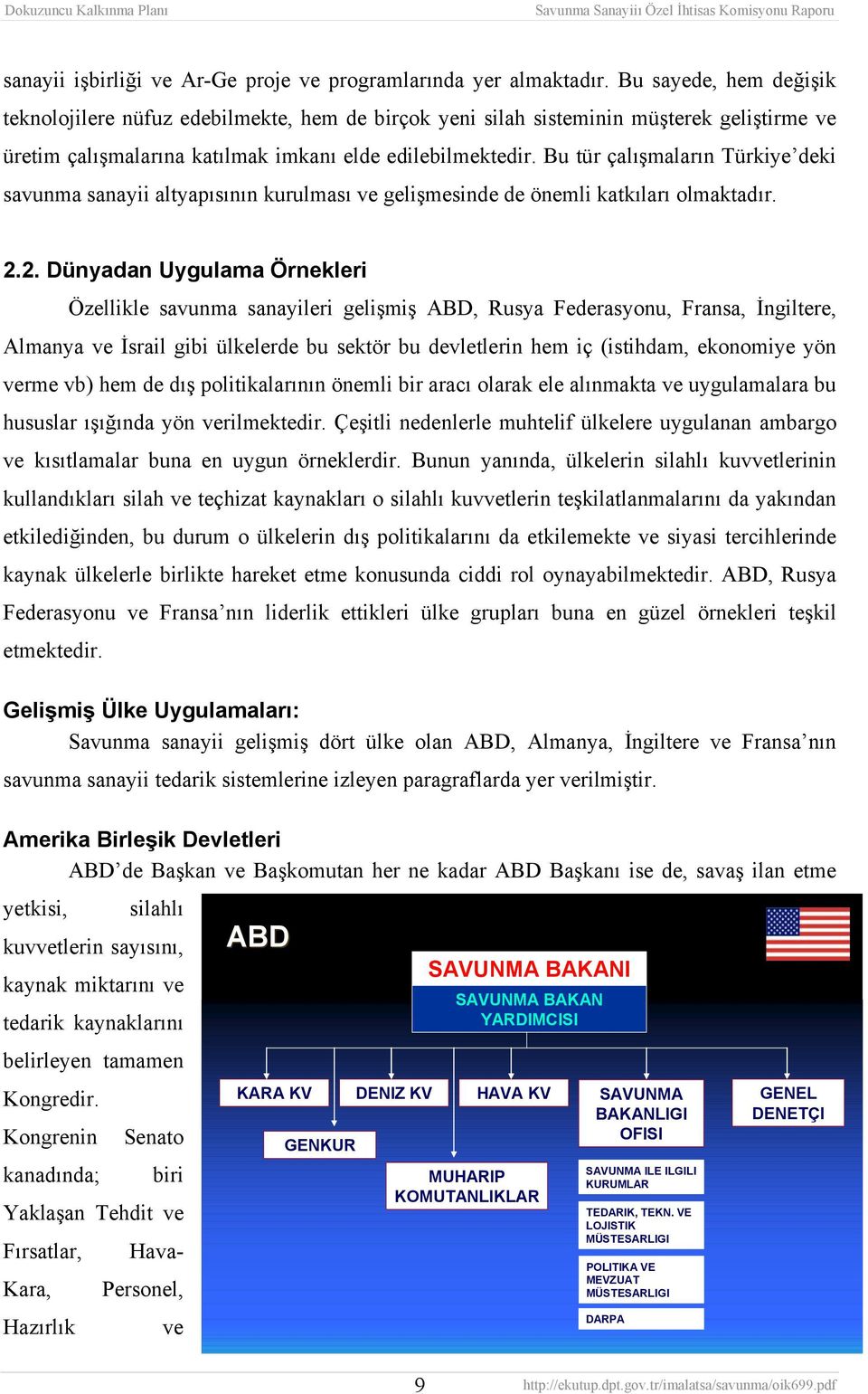 Bu tür çalışmaların Türkiye deki savunma sanayii altyapısının kurulması ve gelişmesinde de önemli katkıları olmaktadır. 2.