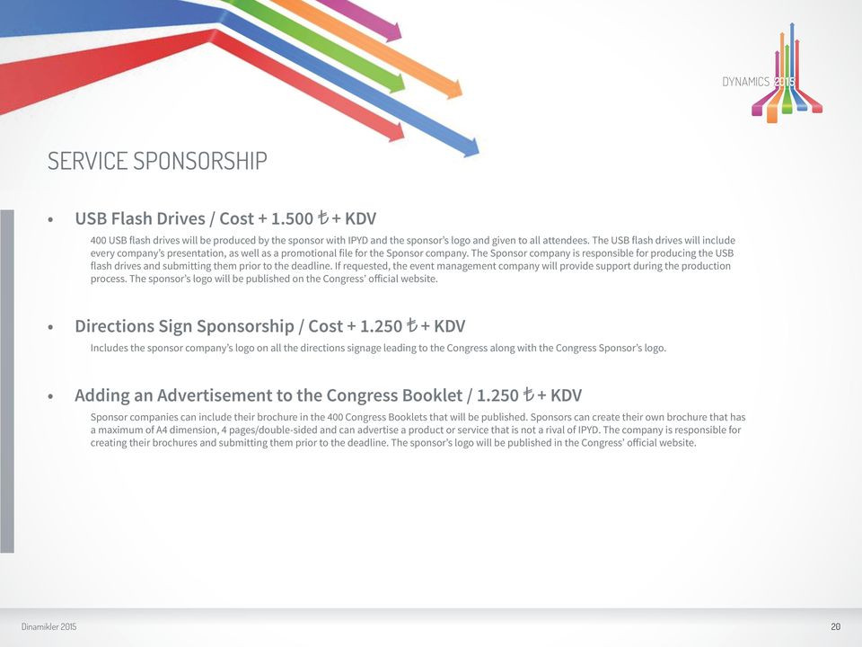 The Sponsor company is responsible for producing the USB flash drives and submitting them prior to the deadline.