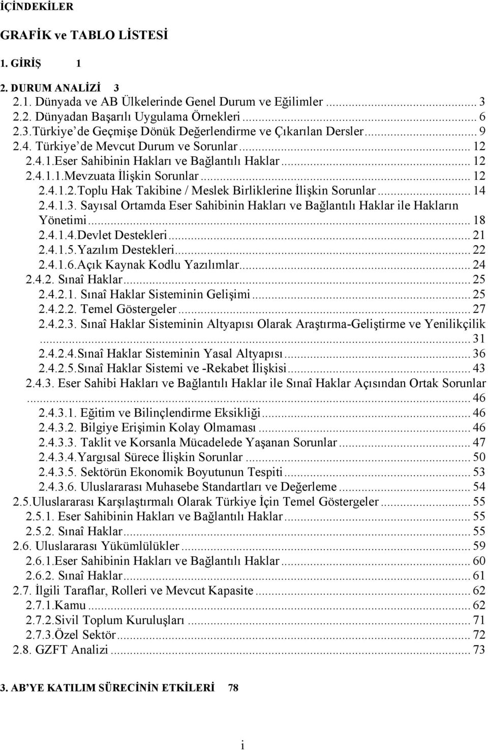 .. 14 2.4.1.3. Sayısal Ortamda Eser Sahibinin Hakları ve Bağlantılı Haklar ile Hakların Yönetimi... 18 2.4.1.4.Devlet Destekleri... 21 2.4.1.5.Yazılım Destekleri... 22 2.4.1.6.