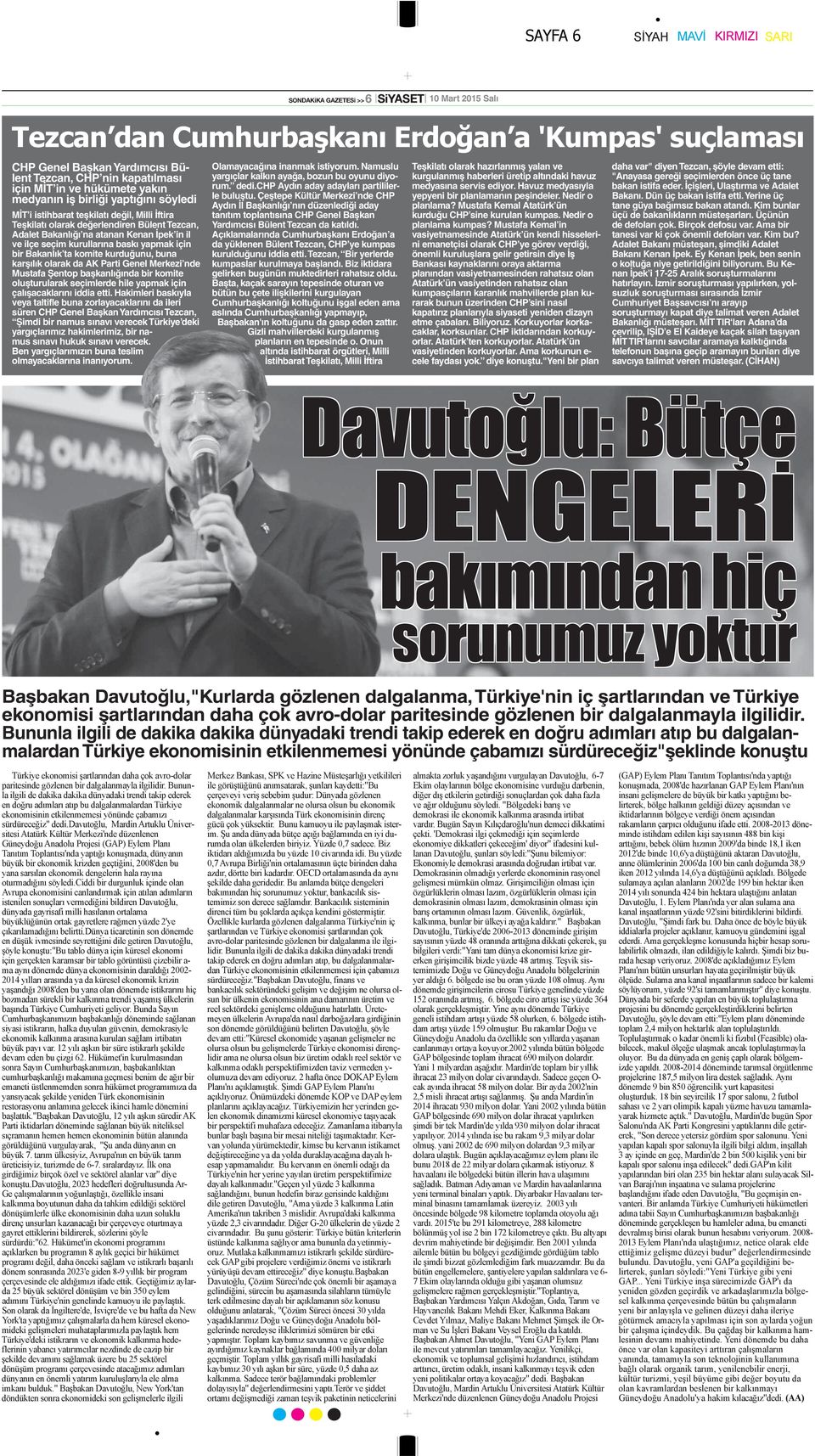 karşılık olarak da AK Parti Genel Merkezi nde Mustafa Şentop başkanlığında bir komite oluşturularak seçimlerde hile yapmak için çalışacaklarını iddia etti.