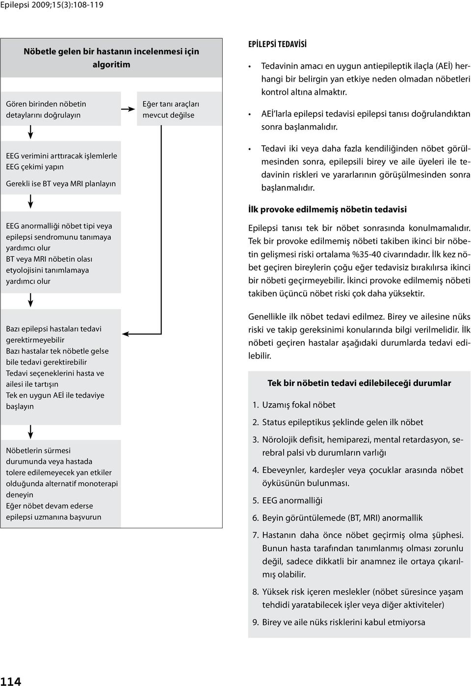 AEİ larla epilepsi tedavisi epilepsi tanısı doğrulandıktan sonra başlanmalıdır.