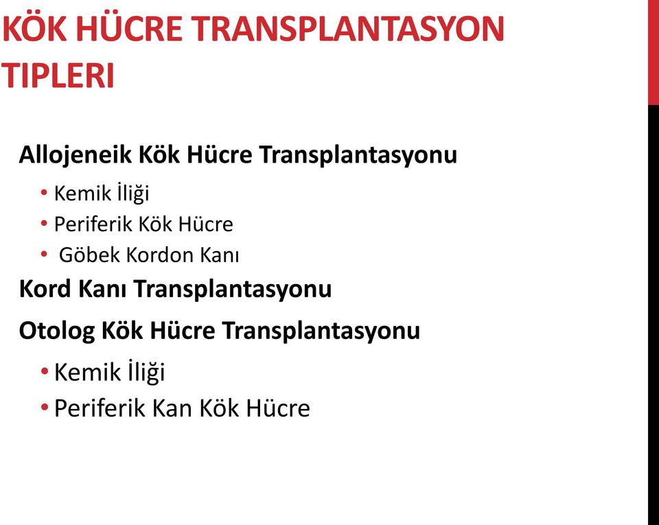 Kordon Kanı Kord Kanı Transplantasyonu Otolog Kök