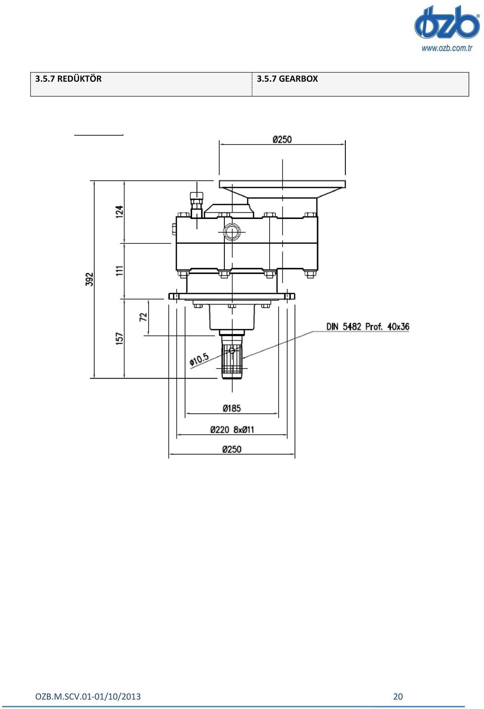 GEARBOX OZB.M.