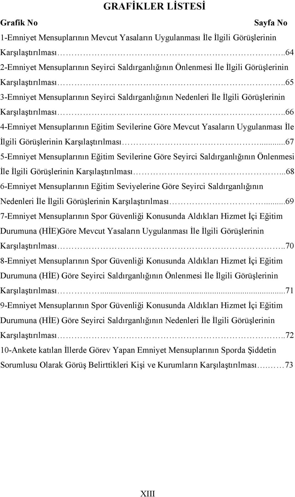 .65 3-Emniyet Mensuplarının Seyirci Saldırganlığının Nedenleri İle İlgili Görüşlerinin Karşılaştırılması.