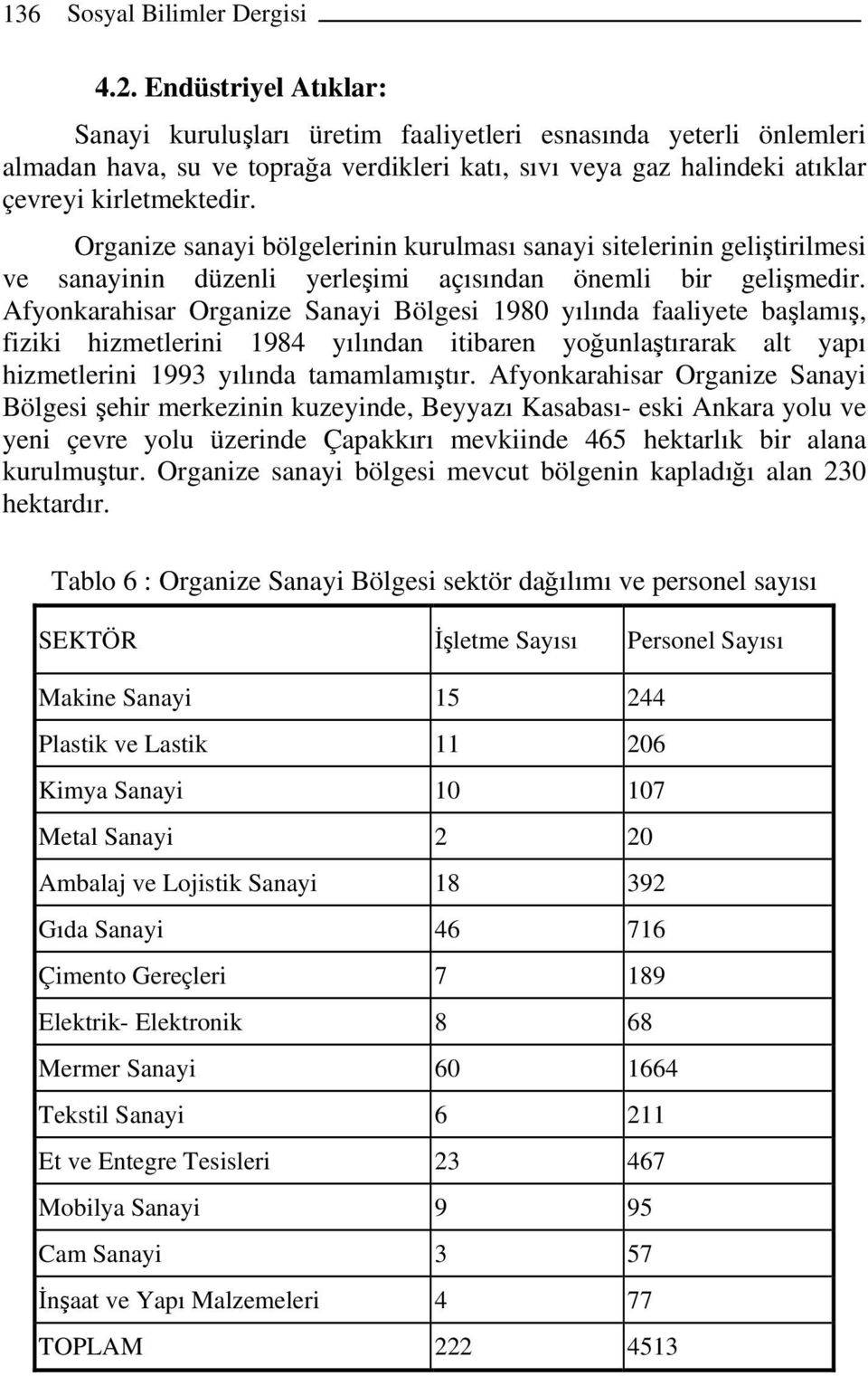 Organize sanayi bölgelerinin kurulması sanayi sitelerinin geliştirilmesi ve sanayinin düzenli yerleşimi açısından önemli bir gelişmedir.