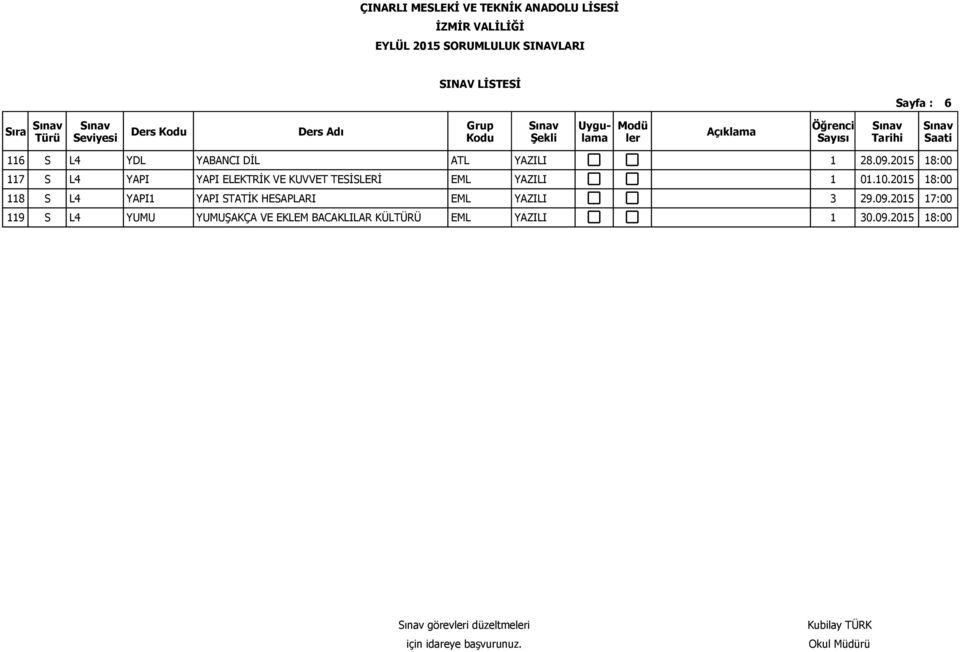 10.2015 18:00 118 S L4 YAPI1 YAPI STATİK HESAPLARI EML YAZILI 3 29.09.