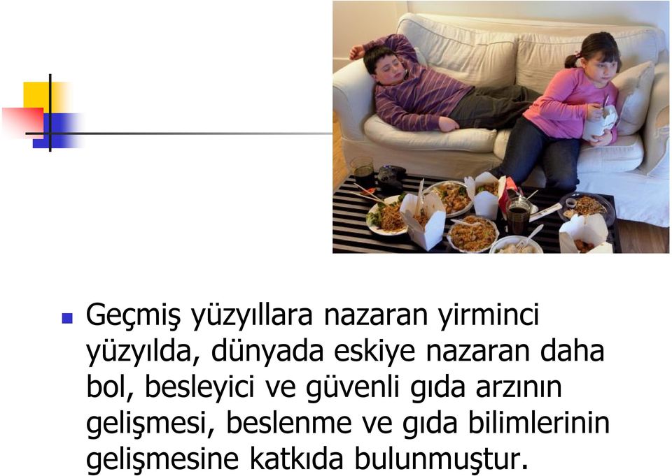 güvenli gıda arzının gelişmesi, beslenme ve