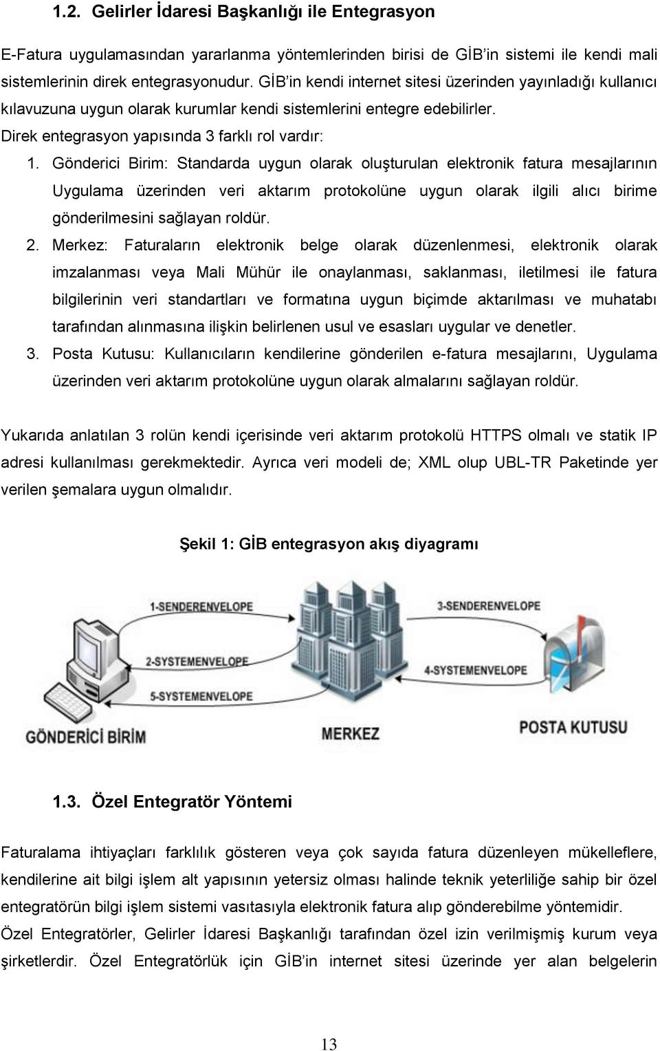 Gönderici Birim: Standarda uygun olarak oluşturulan elektronik fatura mesajlarının Uygulama üzerinden veri aktarım protokolüne uygun olarak ilgili alıcı birime gönderilmesini sağlayan roldür. 2.