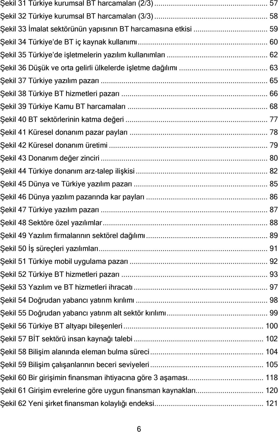 .. 63 Şekil 37 Türkiye yazılım pazarı... 65 Şekil 38 Türkiye BT hizmetleri pazarı... 66 Şekil 39 Türkiye Kamu BT harcamaları... 68 Şekil 40 BT sektörlerinin katma değeri.