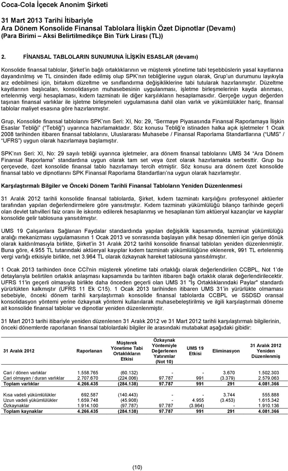 Düzeltme kayıtlarının başlıcaları, konsolidasyon muhasebesinin uygulanması, işletme birleşmelerinin kayda alınması, ertelenmiş vergi hesaplaması, kıdem tazminatı ile diğer karşılıkların