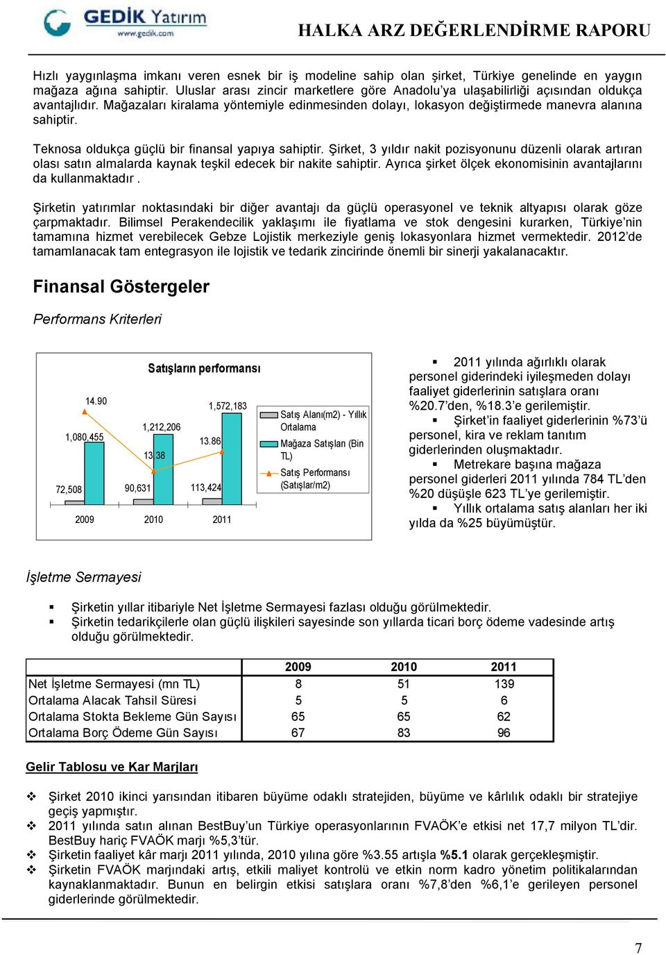 Teknosa oldukça güçlü bir finansal yapıya sahiptir. Şirket, 3 yıldır nakit pozisyonunu düzenli olarak artıran olası satın almalarda kaynak teşkil edecek bir nakite sahiptir.