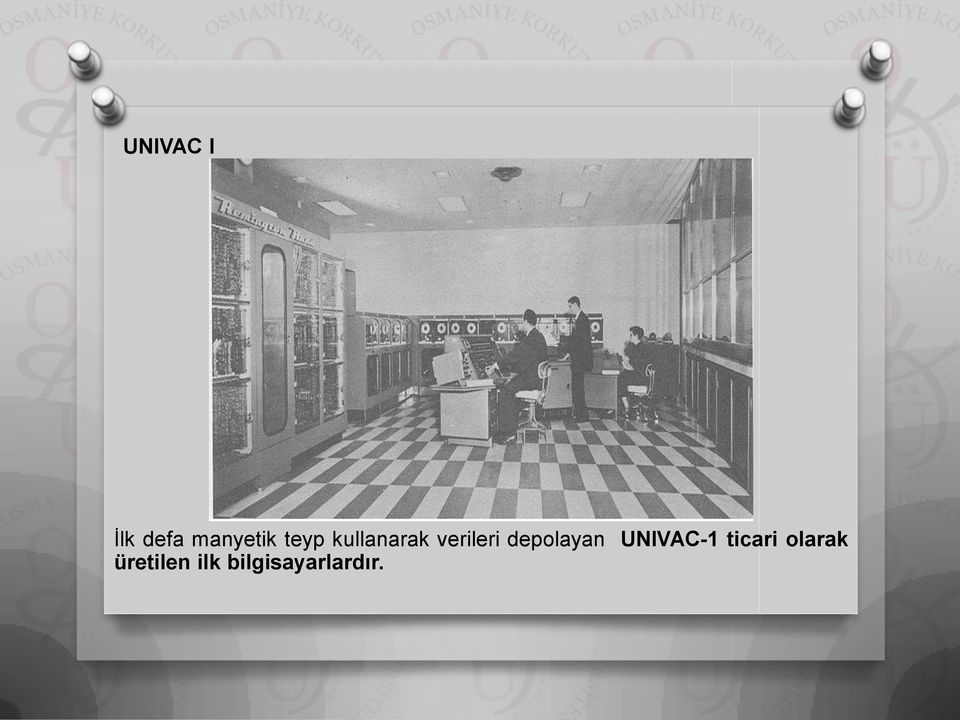 depolayan UNIVAC-1 ticari