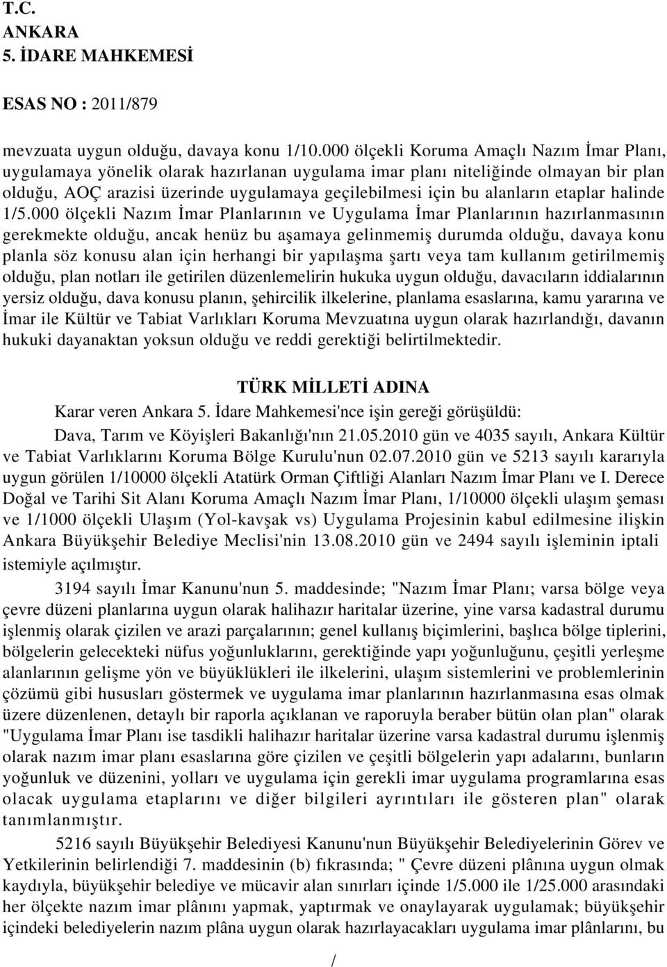 alanların etaplar halinde 15.