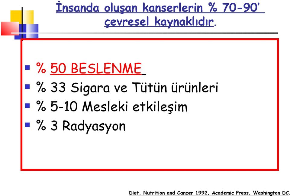 % % % % 50 BESLENME 33 Sigara ve Tütün ürünleri