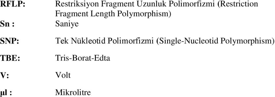 Polymorphism) Saniye Tek Nükleotid Polimorfizmi