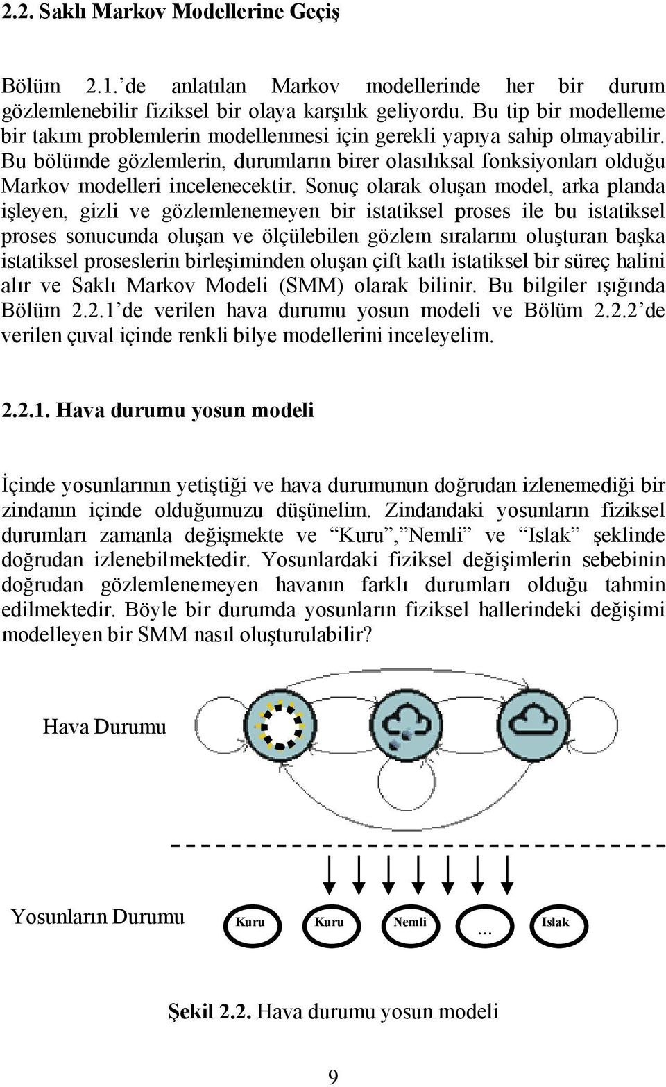 Sonuç olarak oluşan model, arka planda işleyen, gizli ve gözlemlenemeyen bir isaiksel proses ile bu isaiksel proses sonucunda oluşan ve ölçülebilen gözlem sıralarını oluşuran başka isaiksel