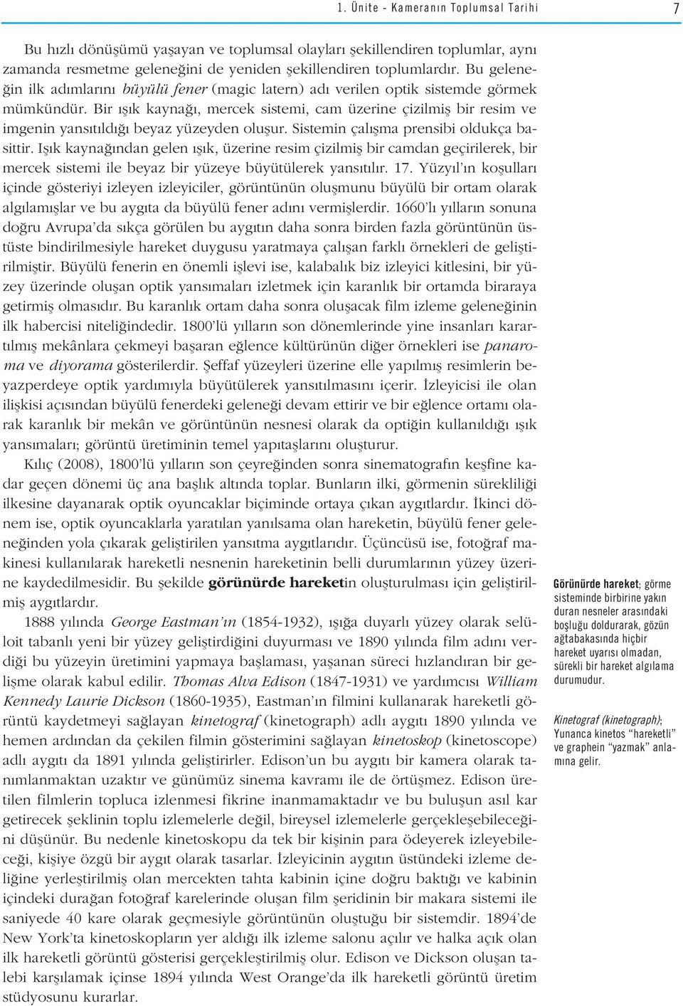 Bir fl k kayna, mercek sistemi, cam üzerine çizilmifl bir resim ve imgenin yans t ld beyaz yüzeyden oluflur. Sistemin çal flma prensibi oldukça basittir.