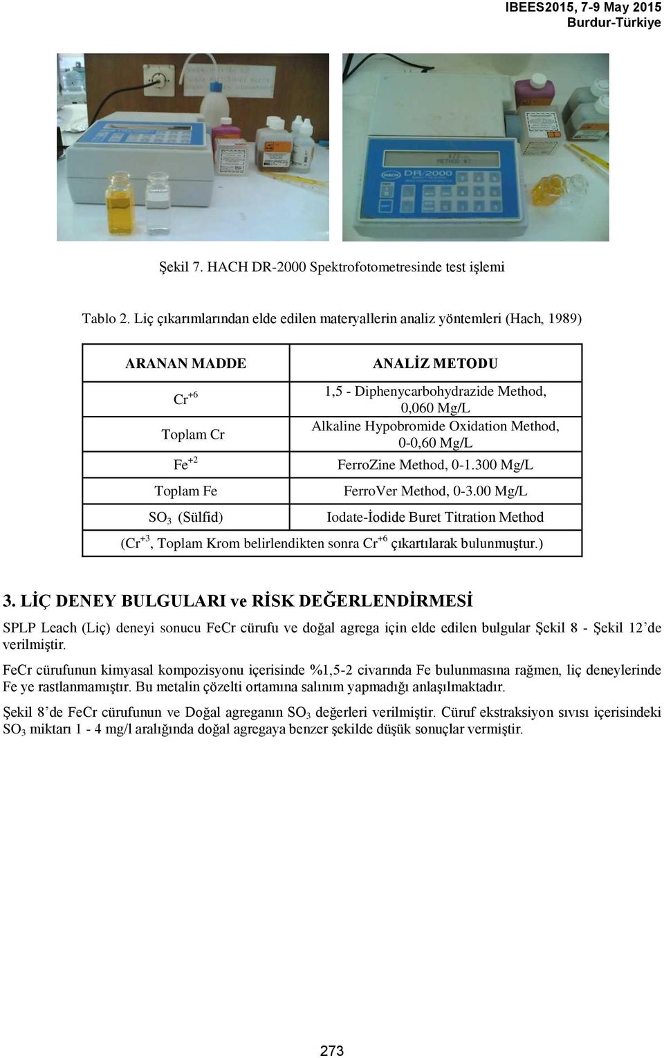 Alkaline Hypobromide Oxidation Method, 0-0,60 Mg/L FerroZine Method, 0-1.300 Mg/L FerroVer Method, 0-3.