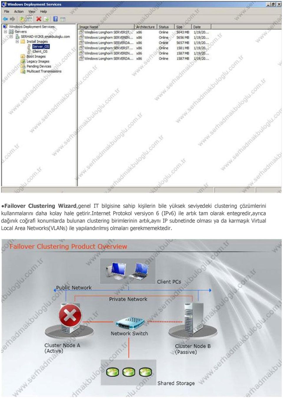 internet Protokol versiyon 6 (IPv6) ile artık tam olarak entegredir,ayrıca dağınık coğrafi konumlarda