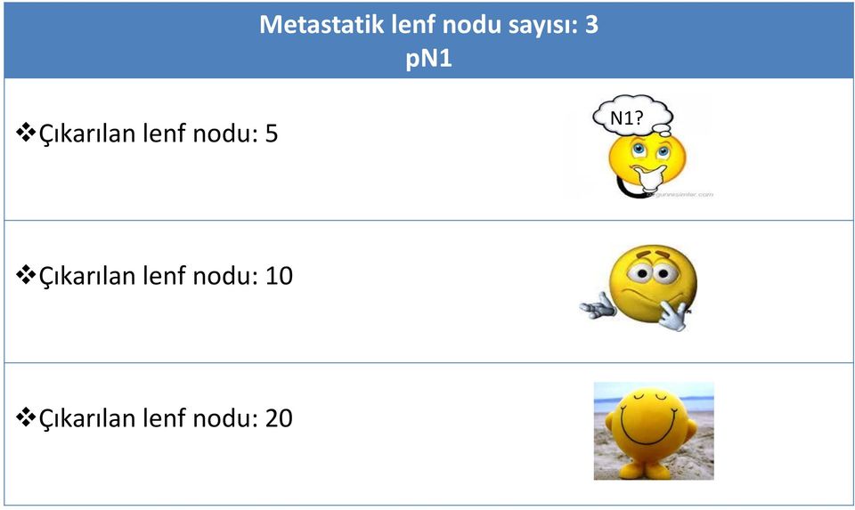 lenf nodu: 5 N1?