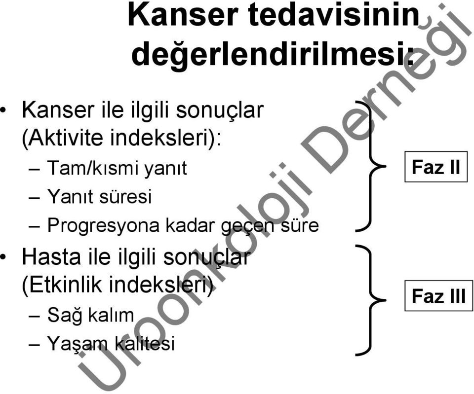 süresi Progresyona kadar geçen süre Hasta ile ilgili