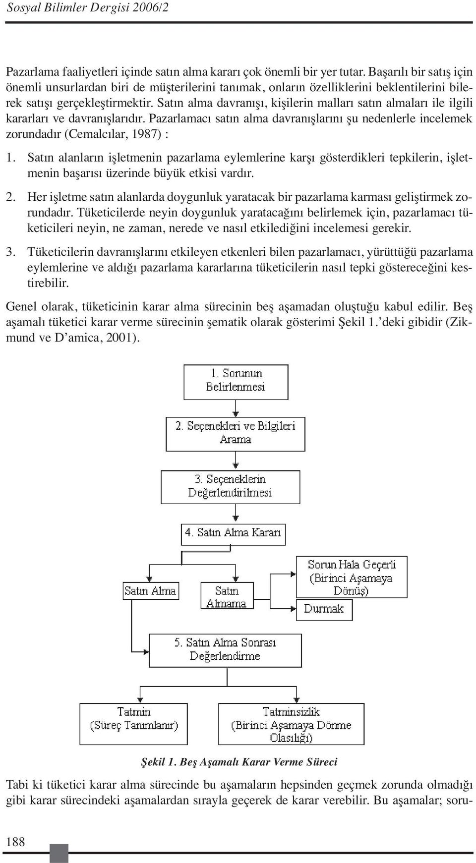 Satın alma davranışı, kişilerin malları satın almaları ile ilgili kararları ve davranışlarıdır. Pazarlamacı satın alma davranışlarını şu nedenlerle incelemek zorundadır (Cemalcılar, 1987) : 1.