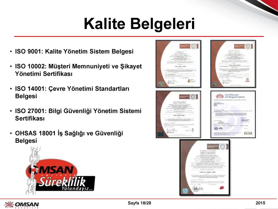 Yönetimi Standartları Belgesi ISO 27001: Bilgi Güvenliği Yönetim