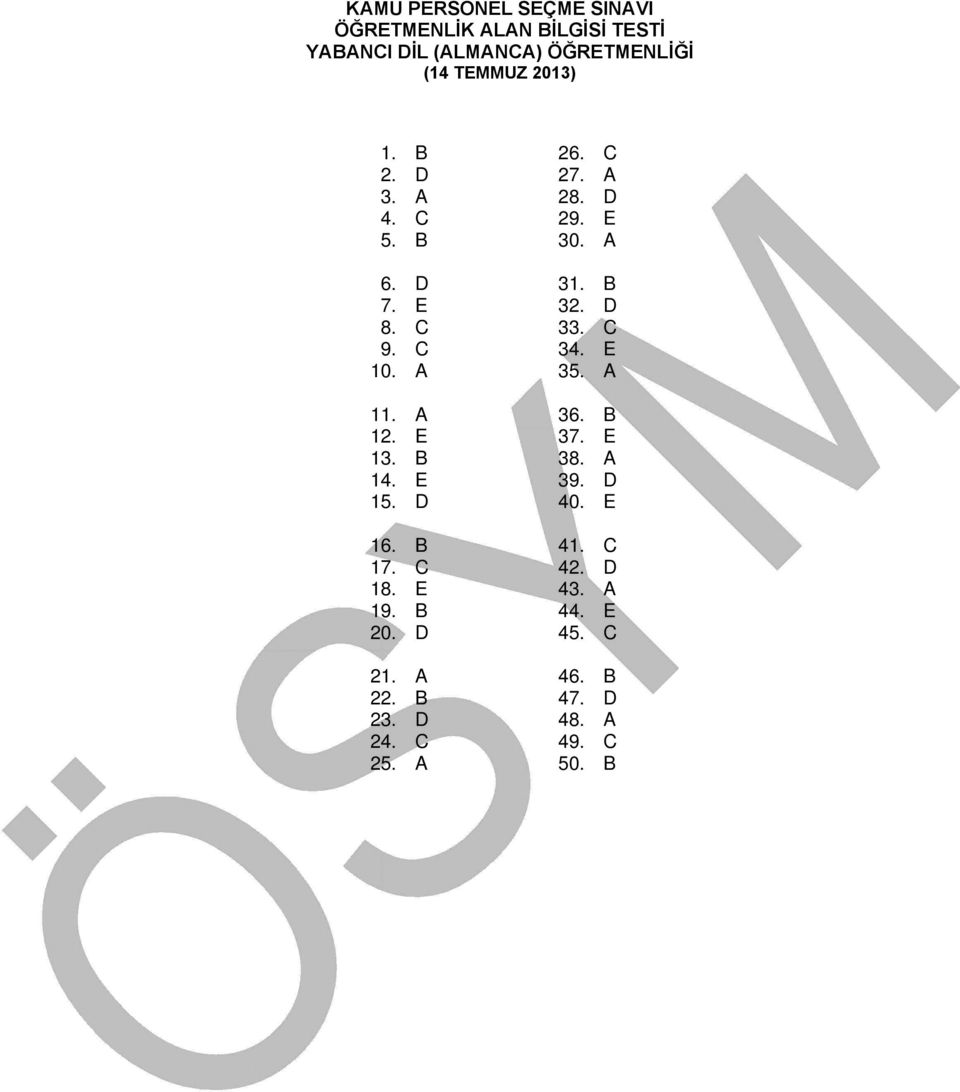 C 9. C 34. E 10. A 35. A 11. A 36. B 12. E 37. E 13. B 38. A 14. E 39. D 15. D 40. E 16. B 41. C 17.