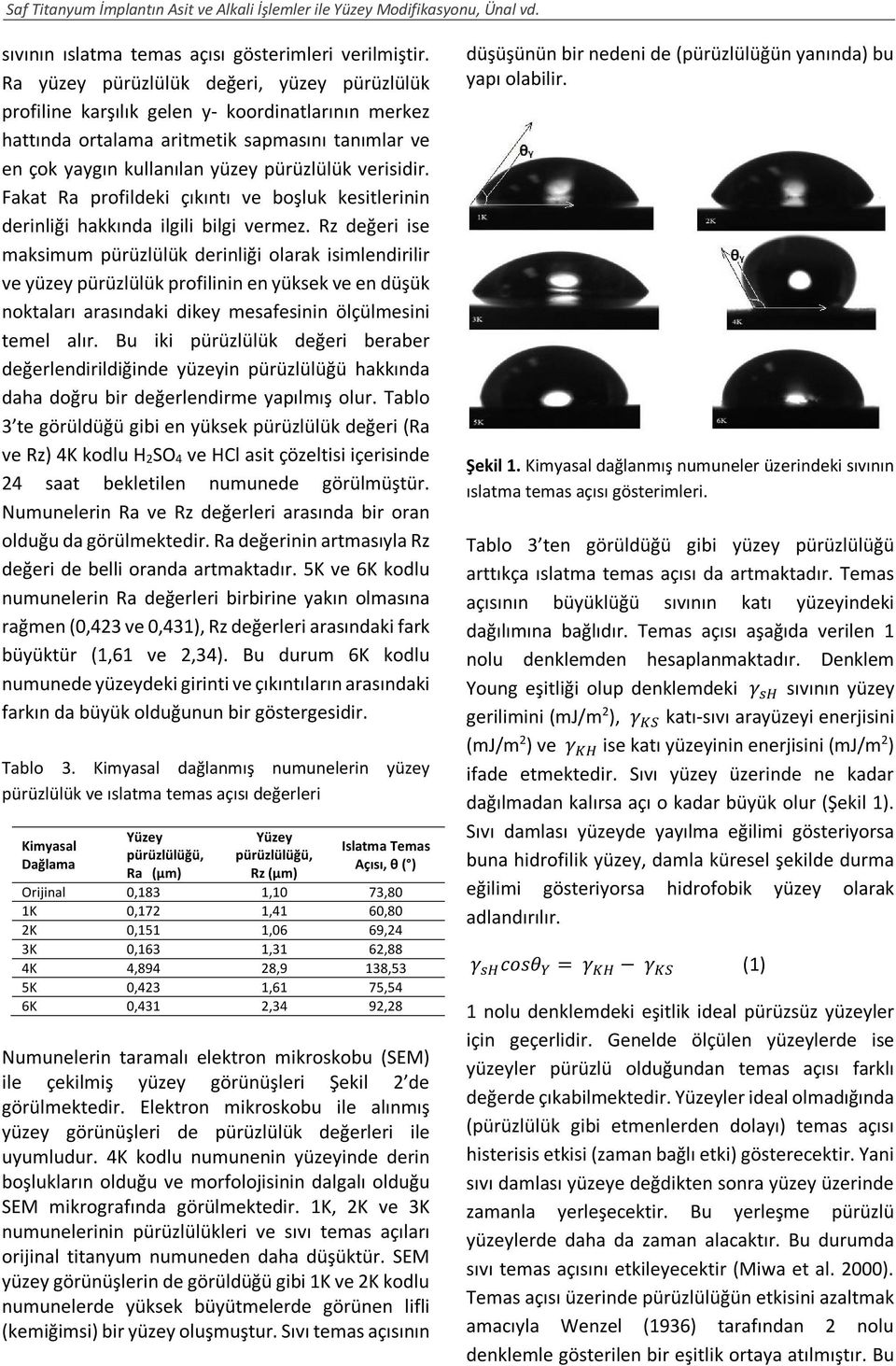 Fakat Ra profildeki çıkıntı ve boşluk kesitlerinin derinliği hakkında ilgili bilgi vermez.