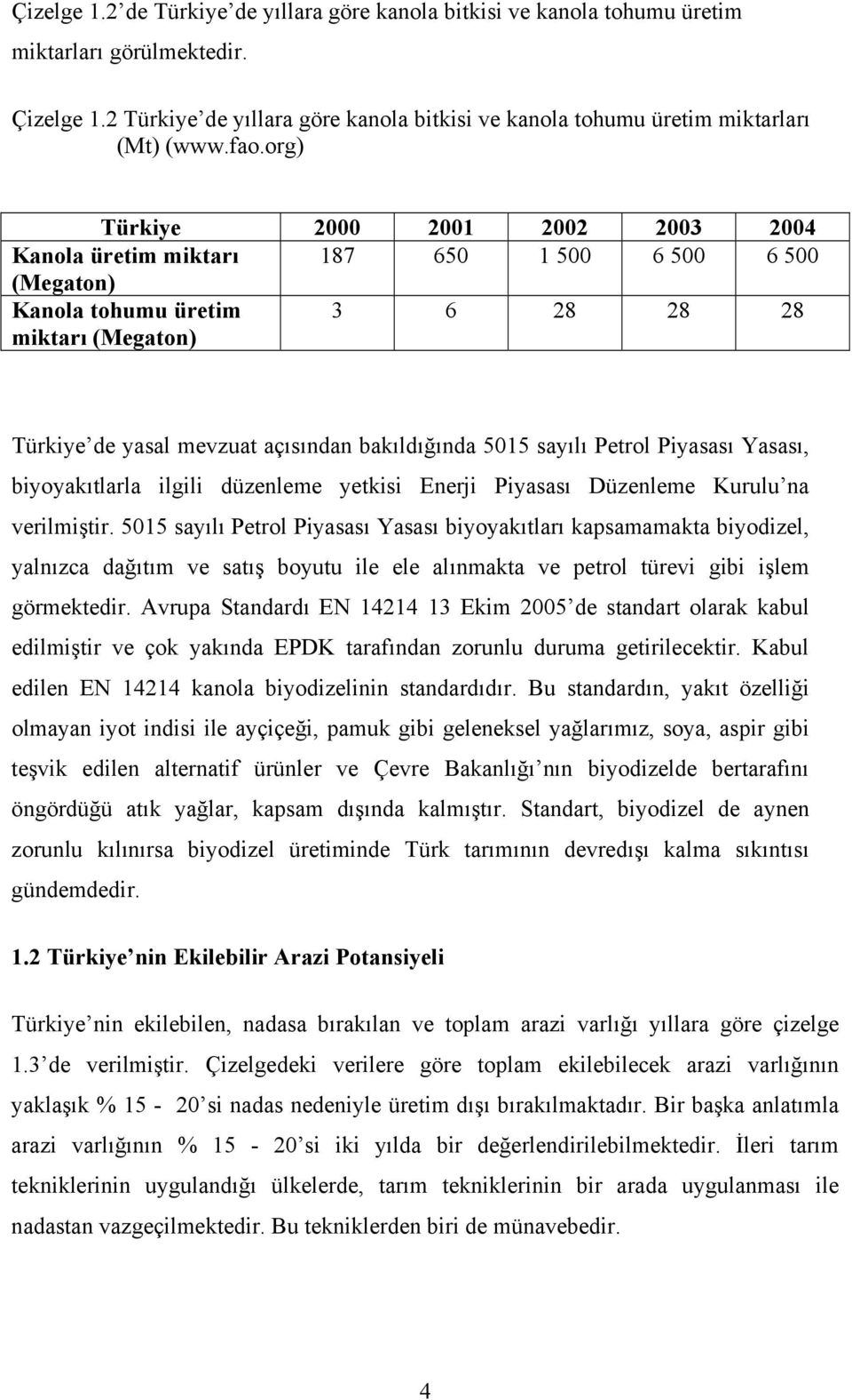 5015 sayılı Petrol Piyasası Yasası, biyoyakıtlarla ilgili düzenleme yetkisi Enerji Piyasası Düzenleme Kurulu na verilmiştir.