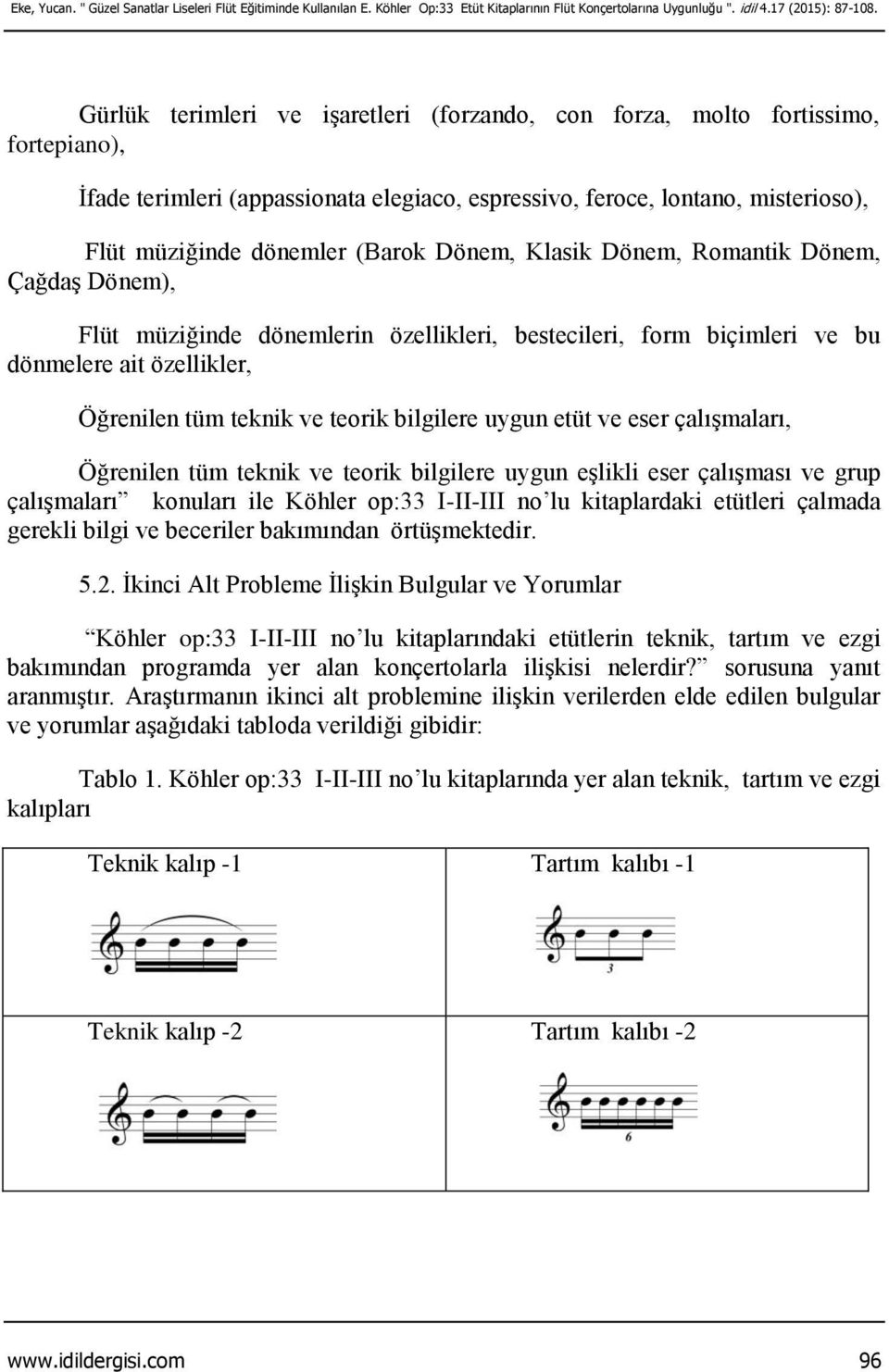 Dönem, Klasik Dönem, Romantik Dönem, Çağdaş Dönem), Flüt müziğinde dönemlerin özellikleri, bestecileri, form biçimleri ve bu dönmelere ait özellikler, Öğrenilen tüm teknik ve teorik bilgilere uygun