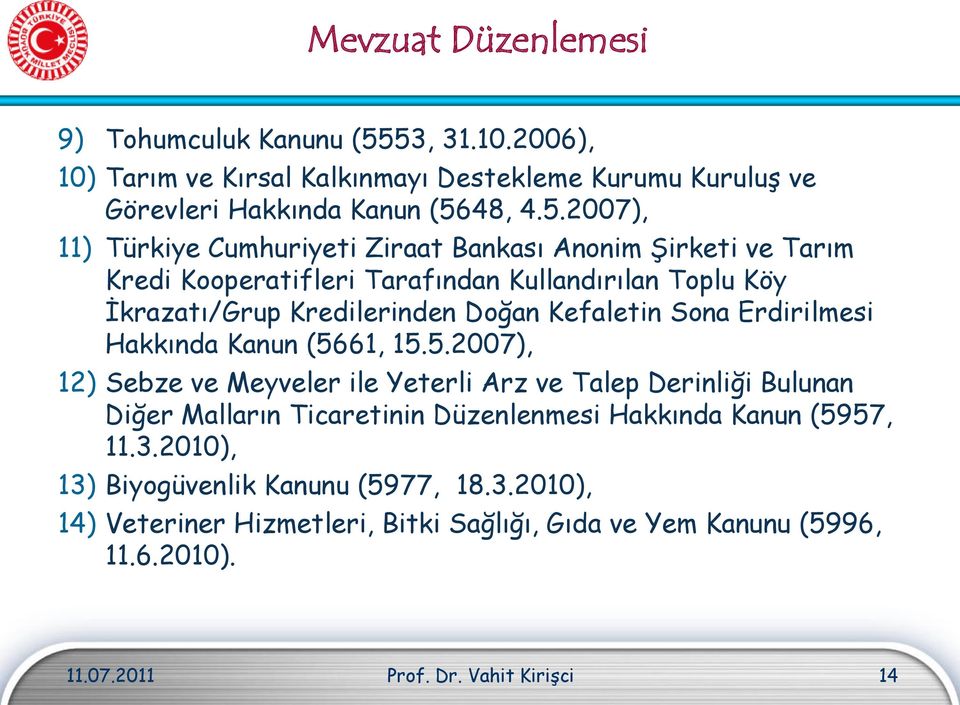 Şirketi ve Tarım Kredi Kooperatifleri Tarafından Kullandırılan Toplu Köy İkrazatı/Grup Kredilerinden Doğan Kefaletin Sona Erdirilmesi Hakkında Kanun (56