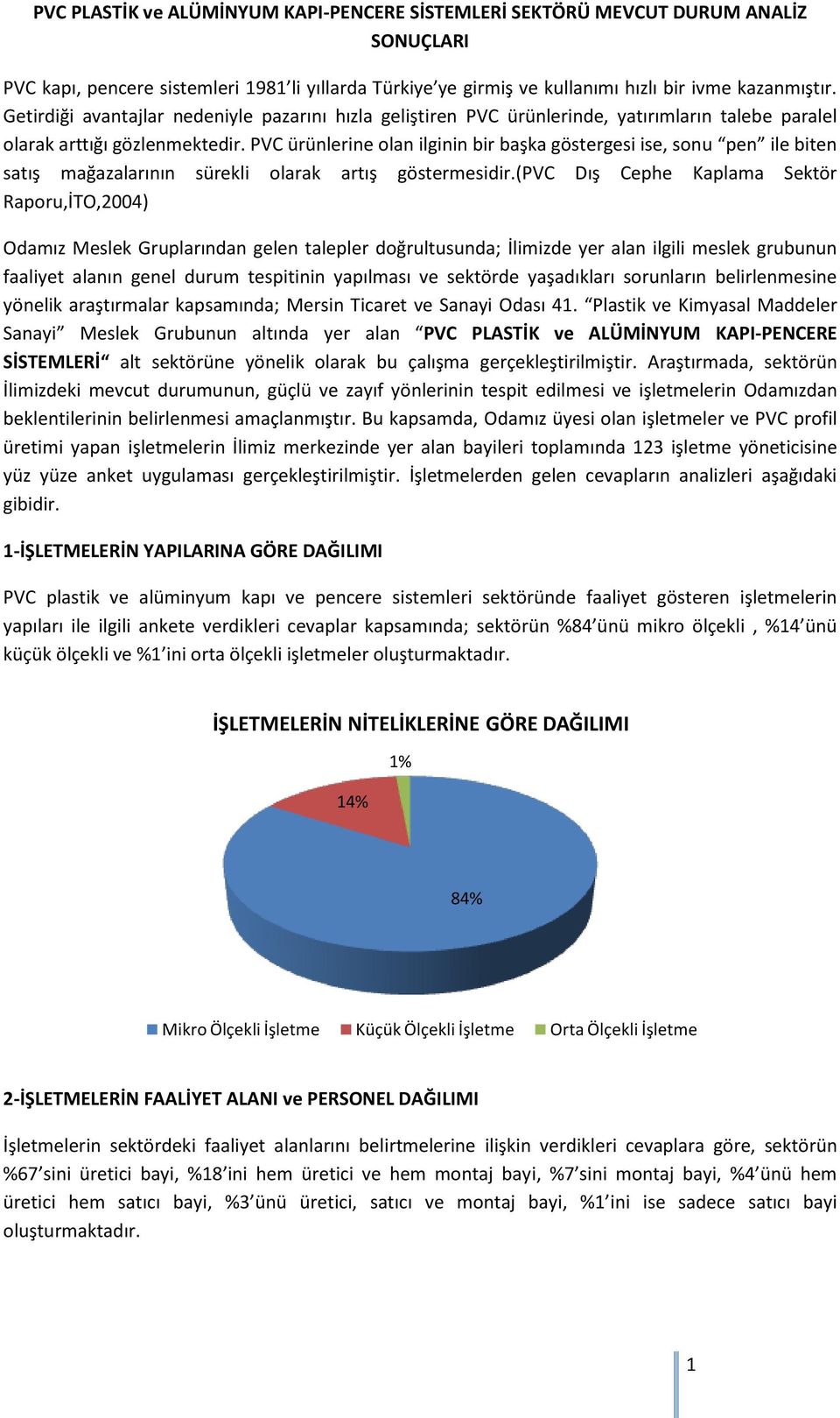 PVC ürünlerine olan ilginin bir başka göstergesi ise, sonu pen ile biten satış mağazalarının sürekli olarak artış göstermesidir.