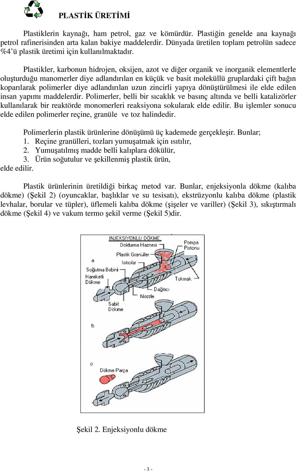 Plastikler, karbonun hidrojen, oksijen, azot ve diğer organik ve inorganik elementlerle oluşturduğu manomerler diye adlandırılan en küçük ve basit moleküllü gruplardaki çift bağın koparılarak