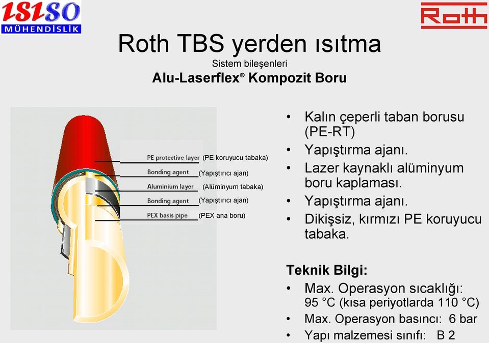 Lazer kaynaklı alüminyum boru kaplaması. Yapıştırma ajanı. Dikişsiz, kırmızı PE koruyucu tabaka.