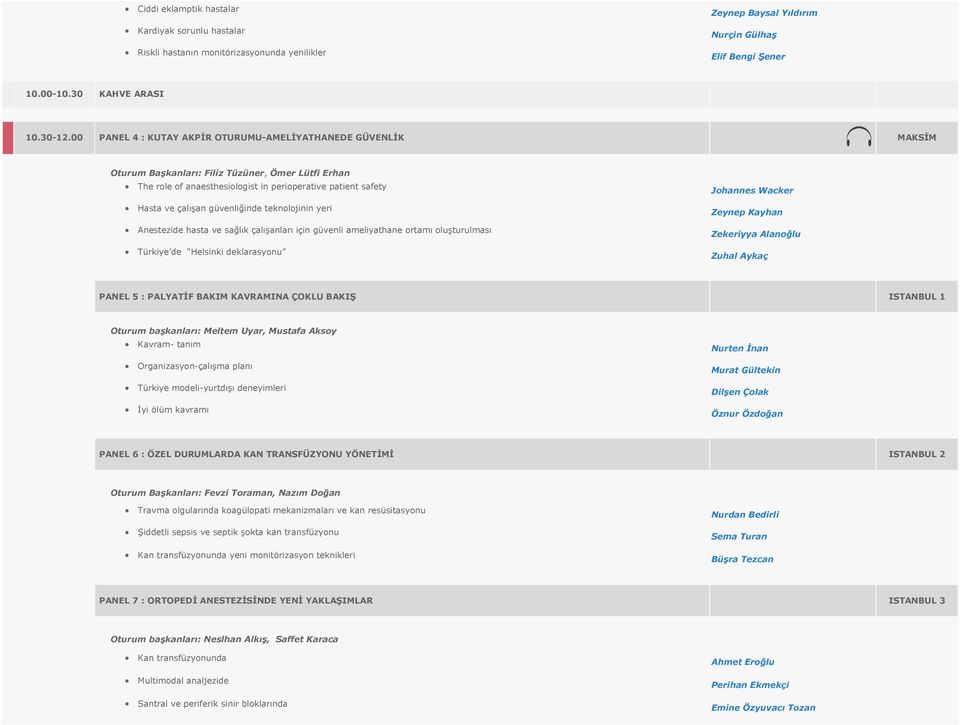 güvenliğinde teknolojinin yeri Anestezide hasta ve sağlık çalışanları için güvenli ameliyathane ortamı oluşturulması Türkiye de Helsinki deklarasyonu Johannes Wacker Zeynep Kayhan Zekeriyya Alanoğlu