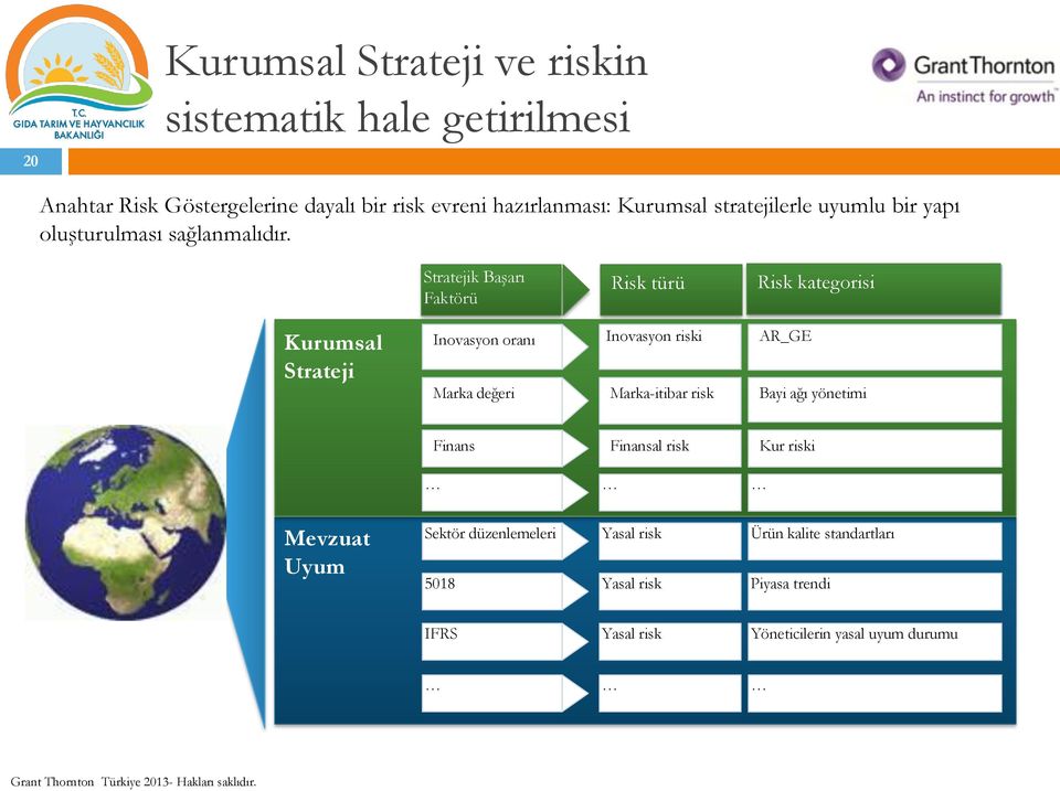 Stratejik Başarı Faktörü Risk türü Risk kategorisi Kategorisi Kurumsal Strateji Inovasyon oranı Marka değeri Inovasyon riski