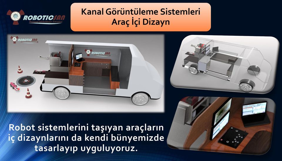 taşıyan araçların iç dizaynlarını