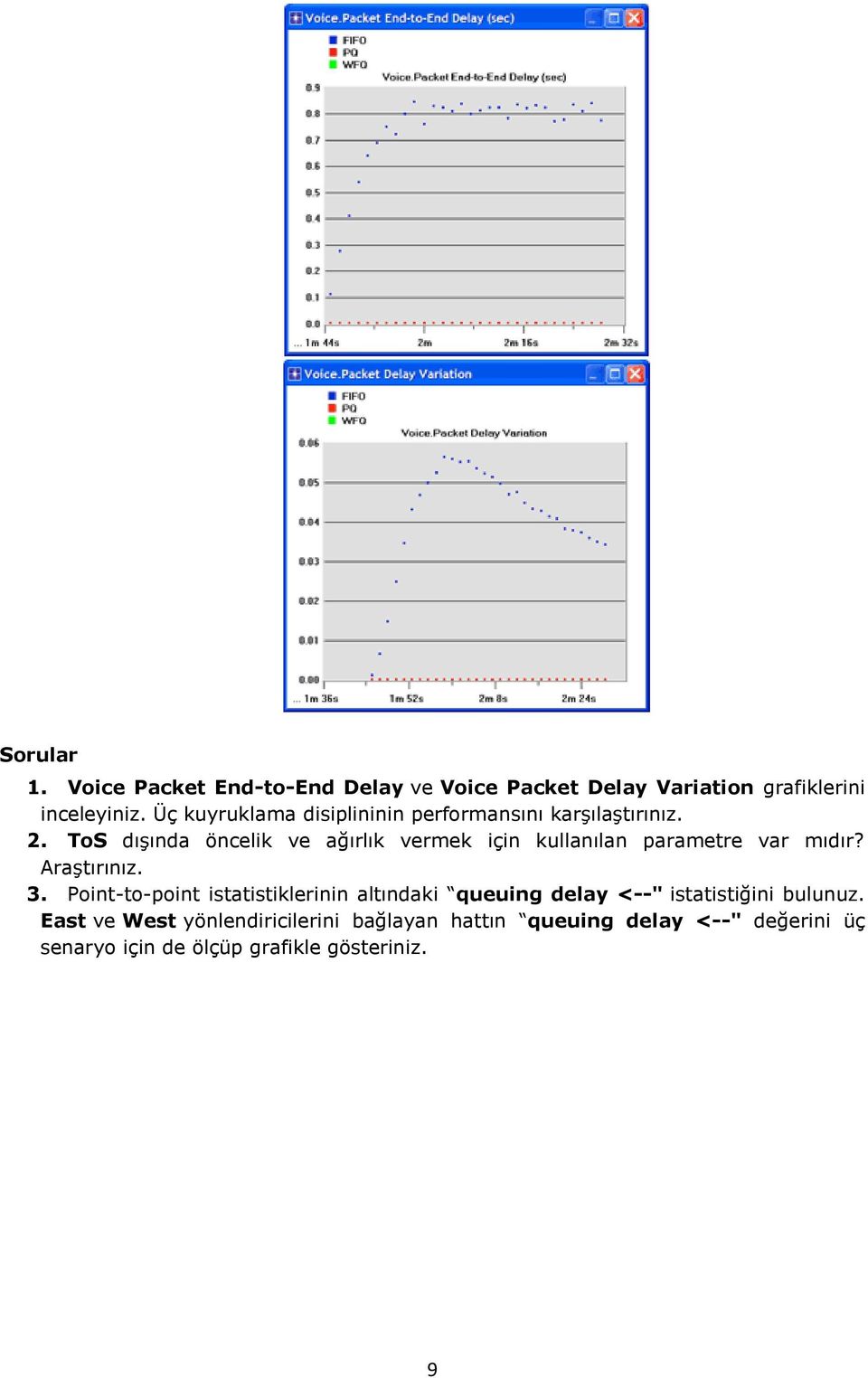 ToS dışında öncelik ve ağırlık vermek için kullanılan parametre var mıdır? Araştırınız. 3.