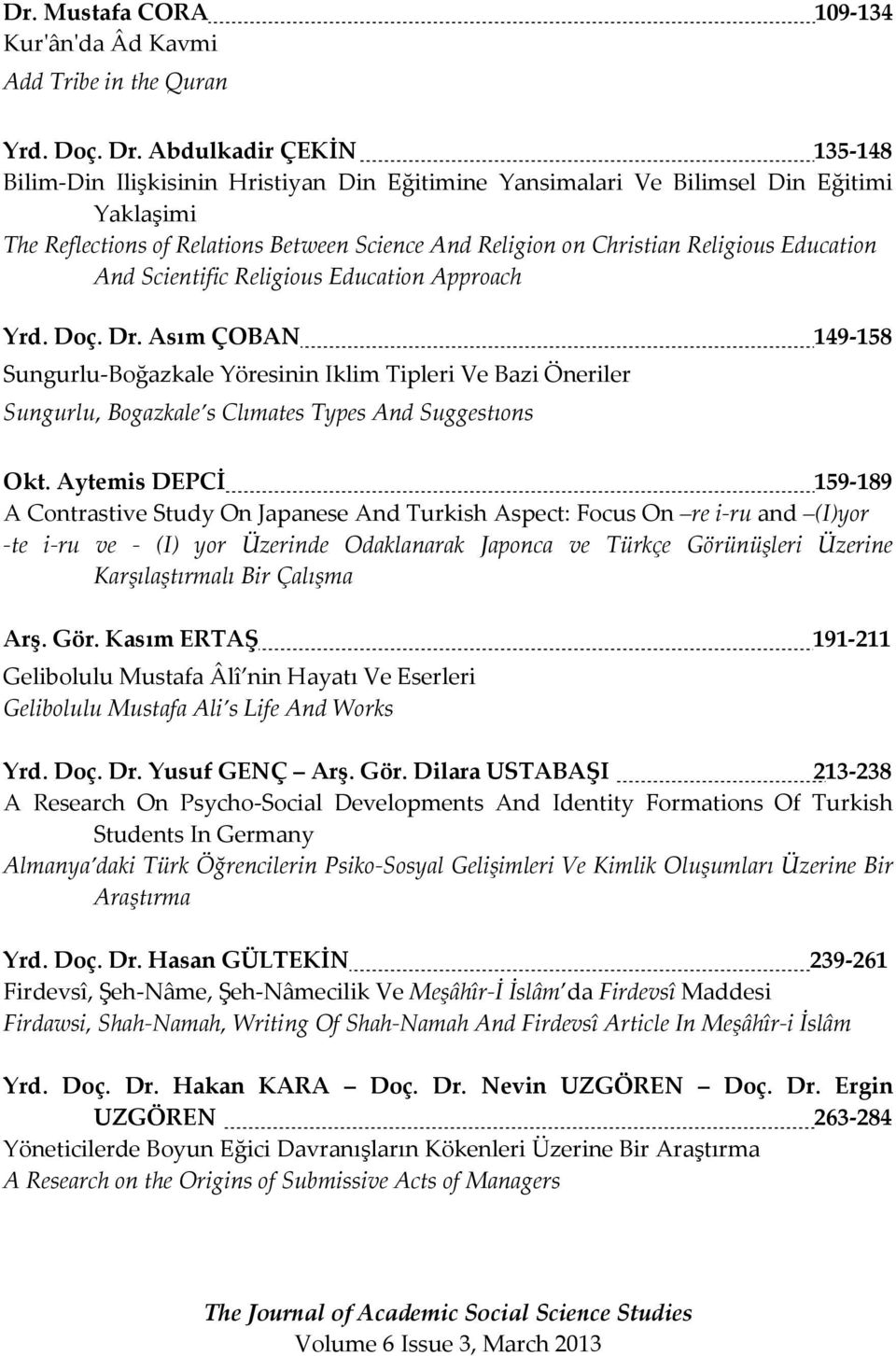 Education And Scientific Religious Education Approach Yrd. Doç. Dr.