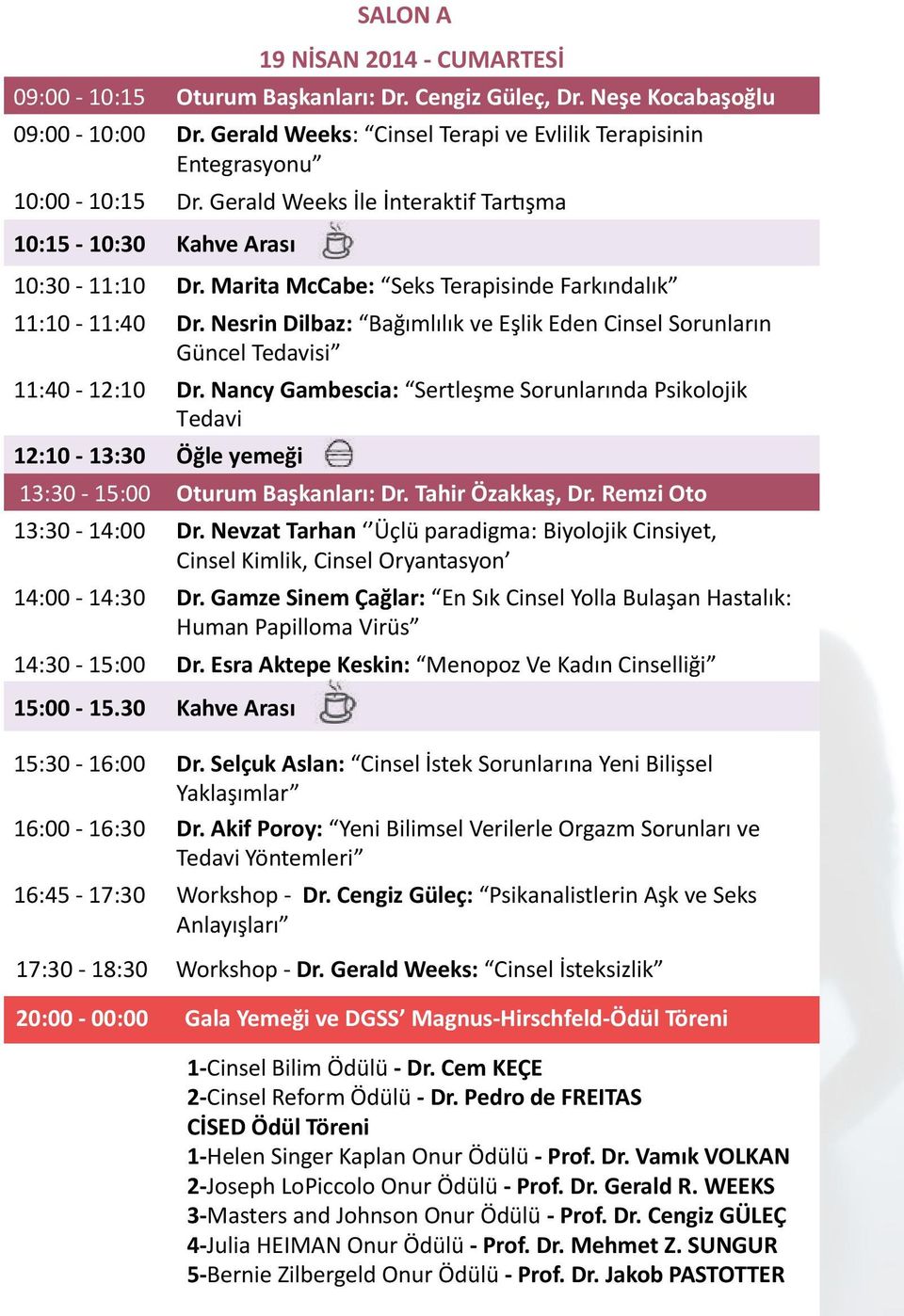 Nesrin Dilbaz: Bağımlılık ve Eşlik Eden Cinsel Sorunların Güncel Tedavisi 11:40-12:10 Dr.