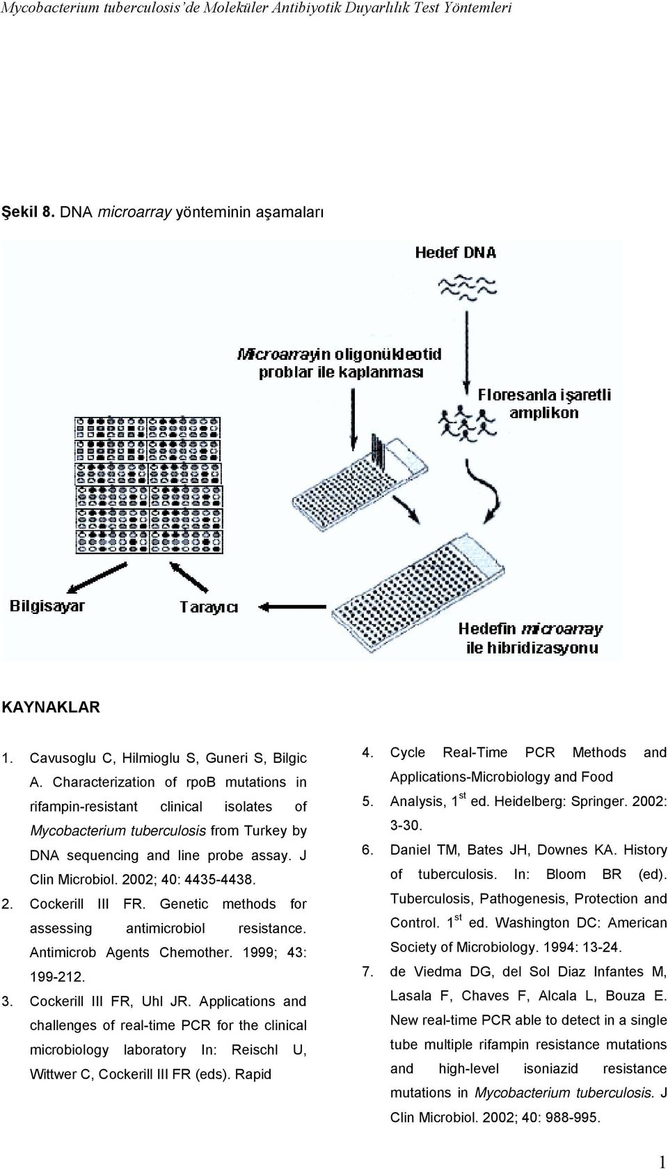 Genetic methods for assessing antimicrobiol resistance. Antimicrob Agents Chemother. 1999; 43: 199-212. 3. Cockerill III FR, Uhl JR.