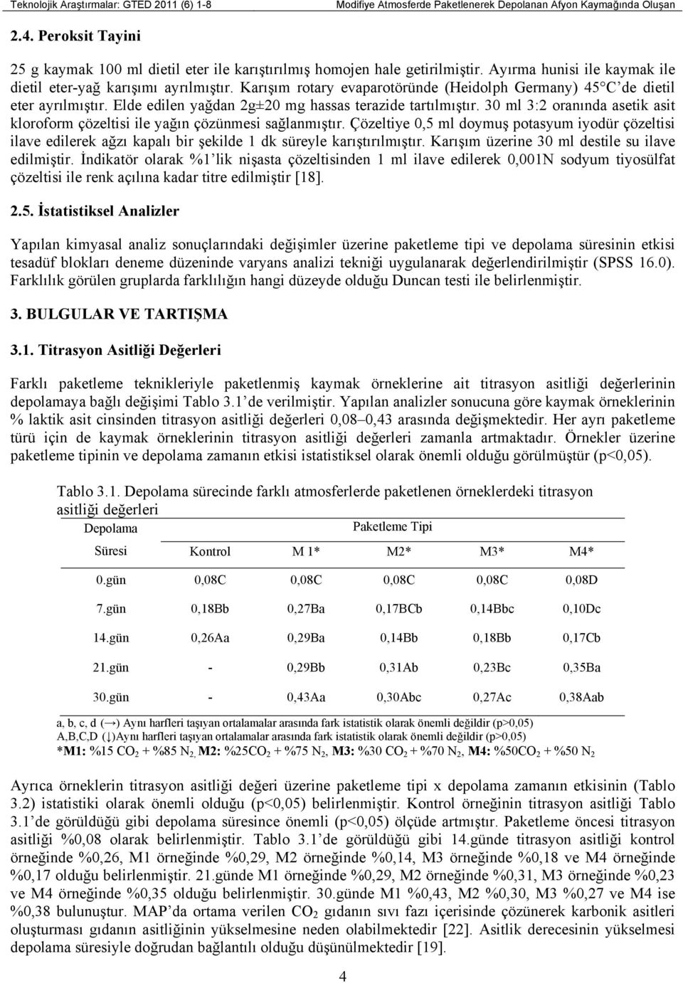 Karışım rotary evaparotöründe (Heidolph Germany) 45 C de dietil eter ayrılmıştır. Elde edilen yağdan 2g±20 mg hassas terazide tartılmıştır.