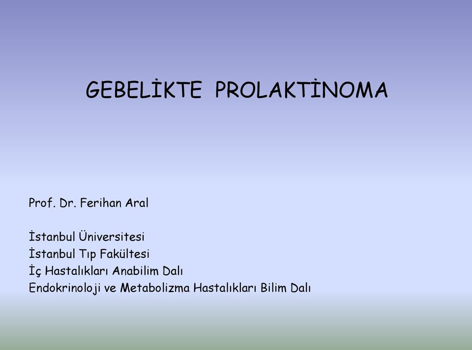 Tıp Fakültesi İç Hastalıkları Anabilim Dalı