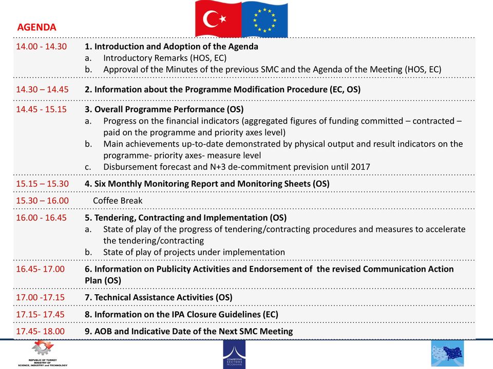 Progress on the financial indicators (aggregated figures of funding committed contracted paid on the programme and priority axes level) b.