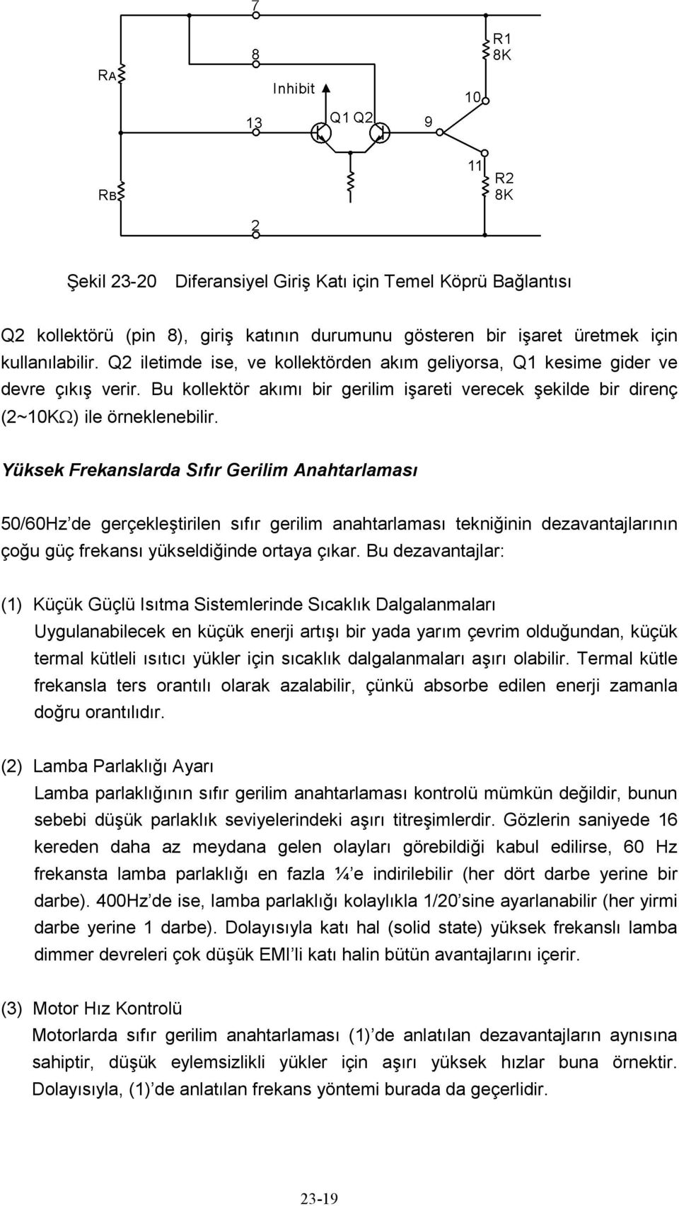 Yüksek Frekanslarda Sıfır Gerilim Anahtarlaması 50/60Hz de gerçekleştirilen sıfır gerilim anahtarlaması tekniğinin dezavantajlarının çoğu güç frekansı yükseldiğinde ortaya çıkar.